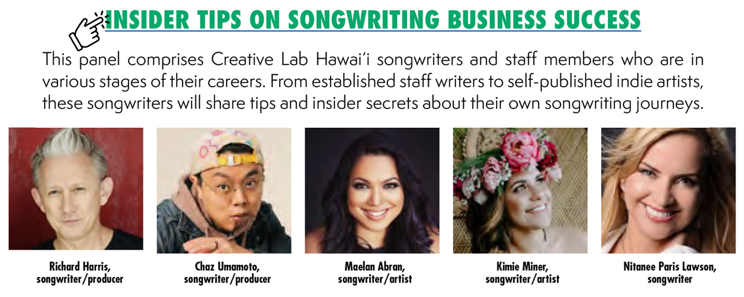 Creative Lab Hawai i Music Webinar 3 Of A 4 Part Series Insider Tips 